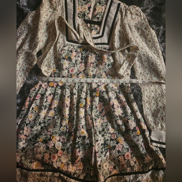 Jody Of California Vintage 1970's Prairie Dress Sz 5 - Picture 8 of 8